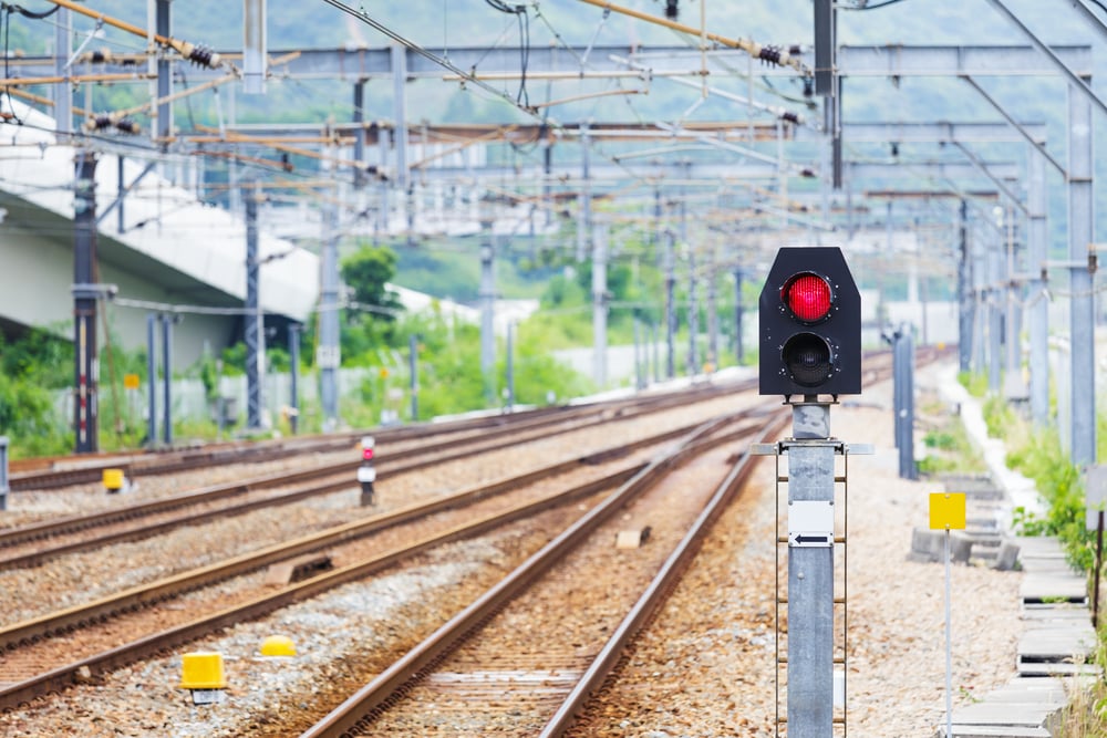 Train Railway signal light