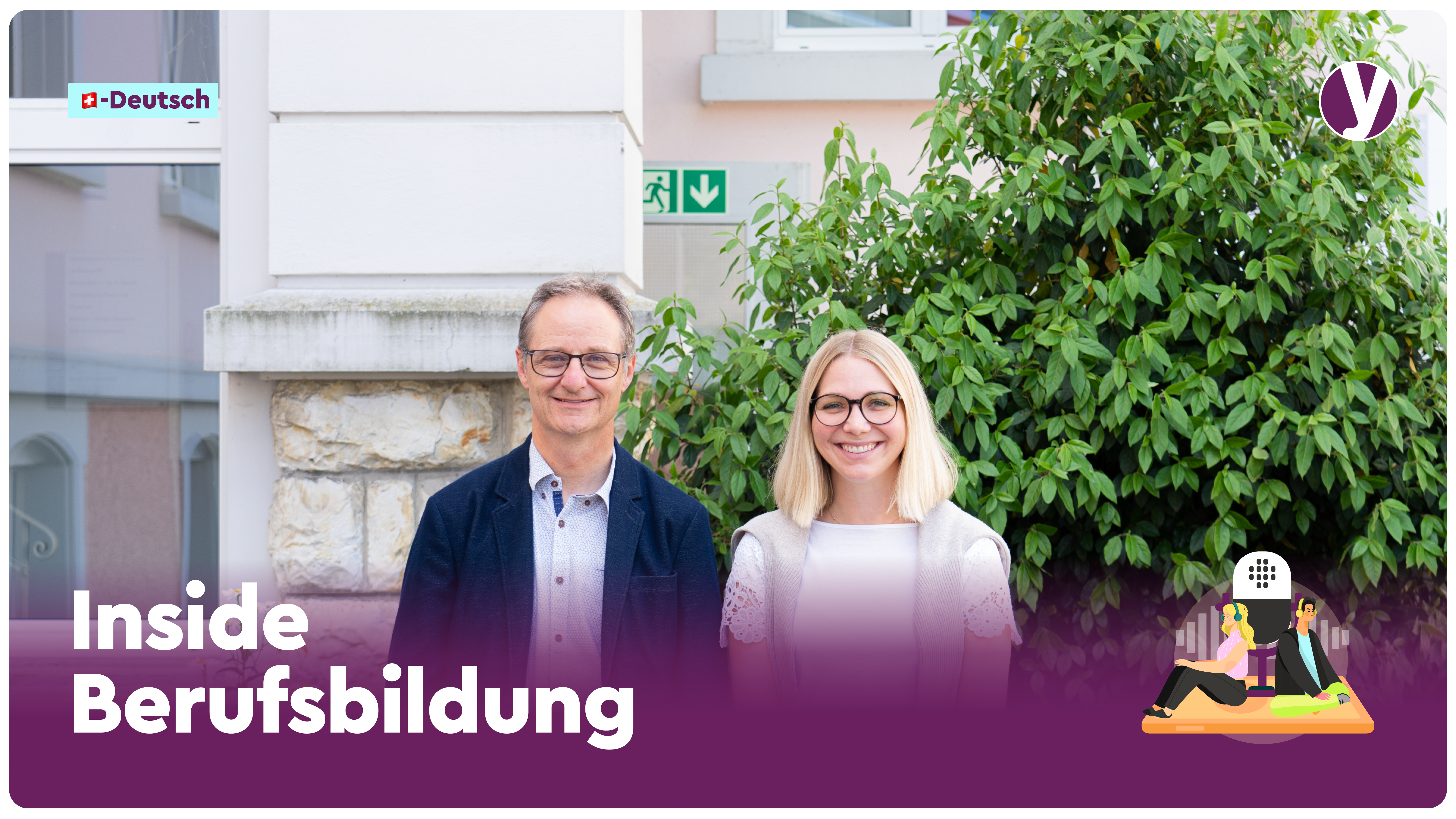 Inside Berufsbildung Podcast Folge 21 mit Gast Thomas Rentsch und Moderatorin Stefanie Näf: So gelingt der optimale Lehrstart - für lernende und Lehrbetriebe