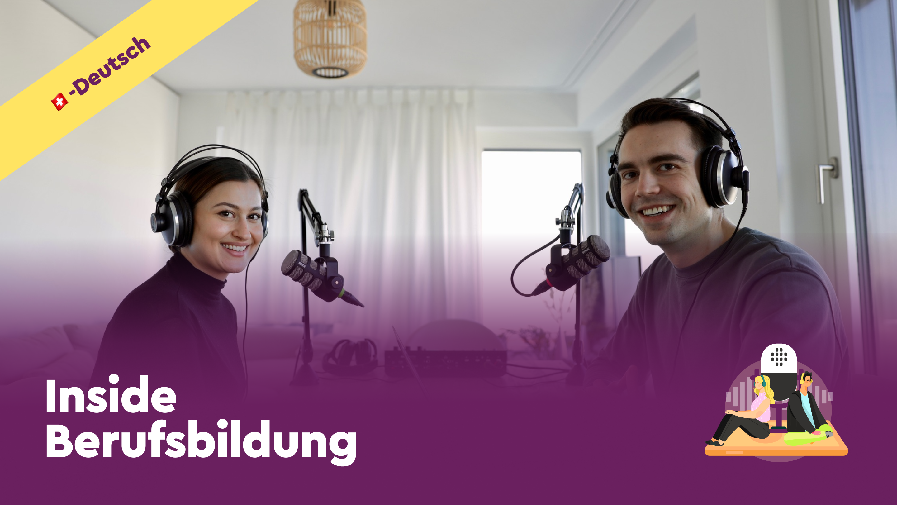 Yousty Podcast Inside Berufsbildung Folge 5 mit Marc Purtschert und Lale Coban